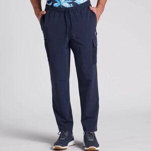 PUMA x PALM TREE CREW PTC Navy Blue Cargo Pocket Pants UPF40 Size L NWT $110